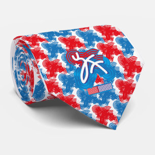 CORBATA USA/EEUU FLAG SIMPLIFIED TEXT BY MASANSER PIXELAT