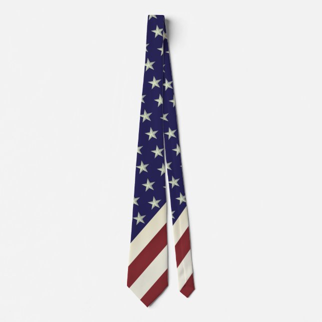 Corbata USA Flag Vintage Inspired (Anverso)