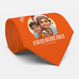 Corbata Uso Naranja para cada niño nativo robado