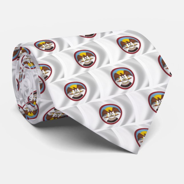 Corbata Ute Tribe Flag Tie (Enrollado)