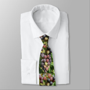 Corbata Uvas en el vino