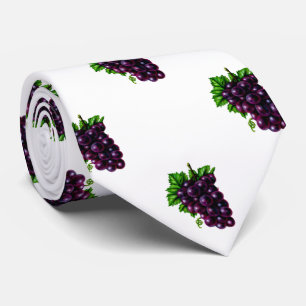 Corbata Uvas moradas