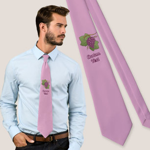 Corbata Uvas Rojas