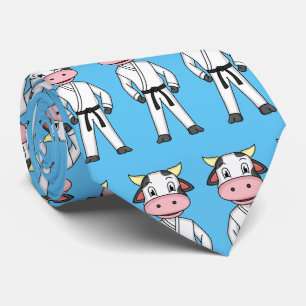Corbata Vaca corta con traje de kung fu personalizado