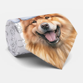Corbata Vacaciones de perros adorados con Navidades de Cho
