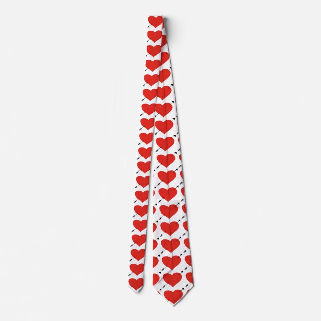 Corbata Valentine Hearts Tie (Reverso)