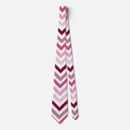 Corbata Valentine zig zag stripe