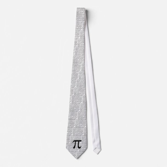 Corbata Valor del símbolo del pi (Anverso)