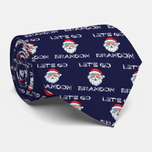 Corbata Vamos Brandon Joe Biden Santa Navidades