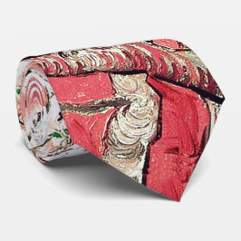 Corbata Van Gogh Almond Blossoms Peach