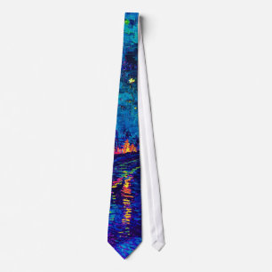 Corbata Van Gogh - Noche estrellada sobre el Ródano Pop Ar