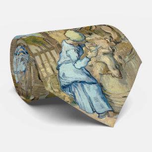 Corbata Van Gogh Sheep Shearer after Millet