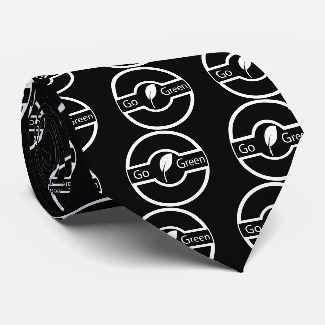 Corbata Van los verdes gráficos (Enrollado)