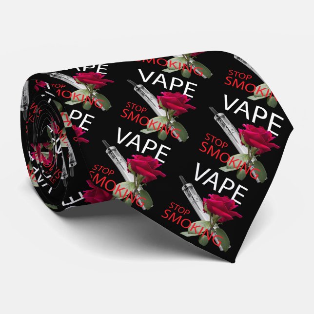 Corbata Vape. Dejar de fumar (Enrollado)