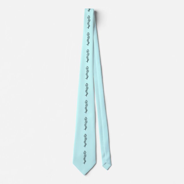 Corbata Vara de Asclepio [símbolo médico] (Anverso)