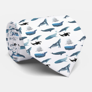Corbata Varias ballenas