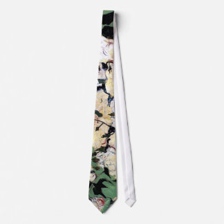 Corbata Vase con rosas rosadas (F682) Bella Artes Van Gogh
