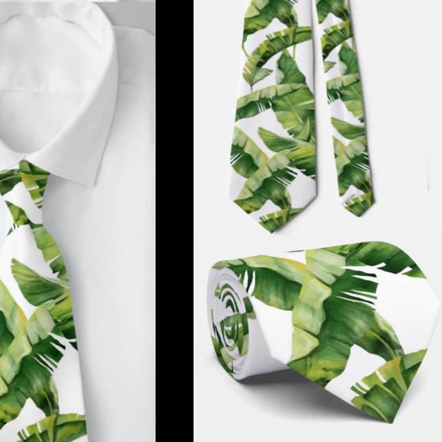 Corbata Vegetación Palm Tropical Lush Botanical Neck Tie (Subido por el creador)