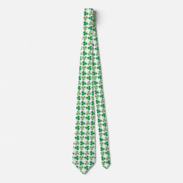 Corbata Vegetación Shamrock Pattern Neck Tie