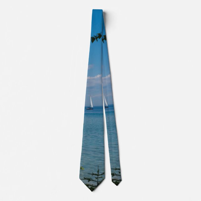 Corbata Vela En Mackinac Neck Tie (Anverso)