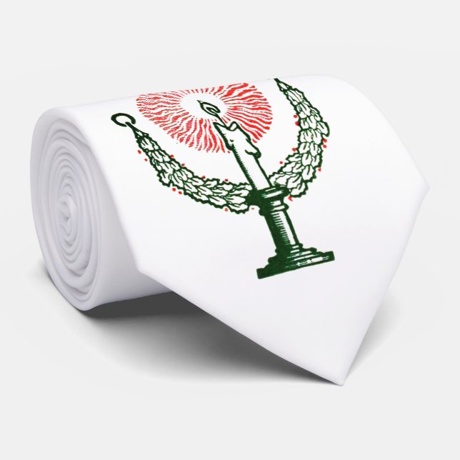 Corbata Vela tradicional de Navidades (Enrollado)