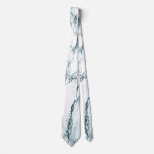 Corbata Vena turquesa oscura Marble Look Tie