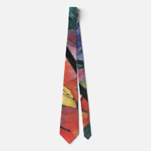 Corbata Venado en el bosque II por Franz Marc; Reh im Wald