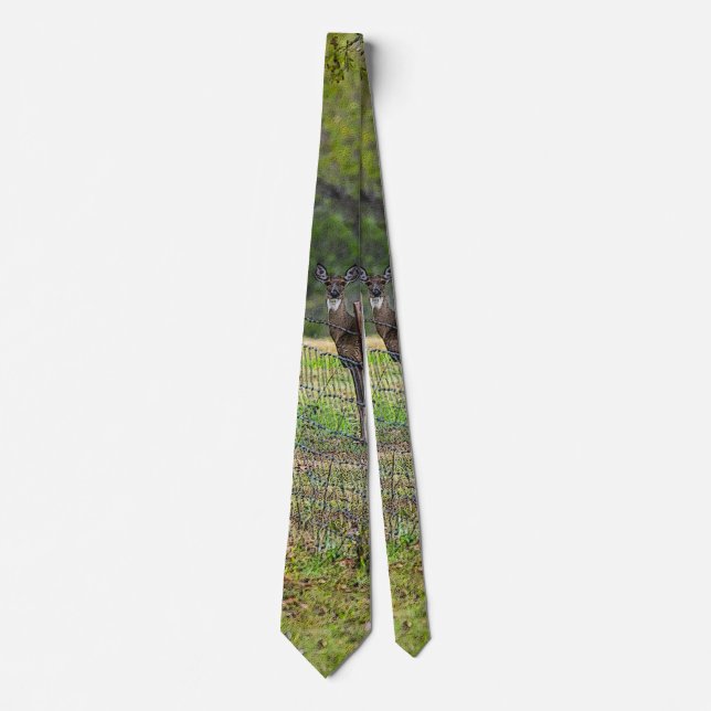 Corbata Venado Y Un Ataque De Cuello Pintado De La Ardilla (Anverso)