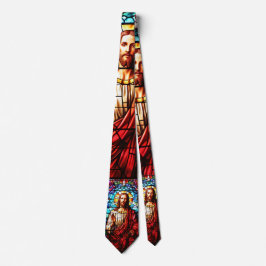 Corbata Ventana de vidrio manchado de Jesus Tie