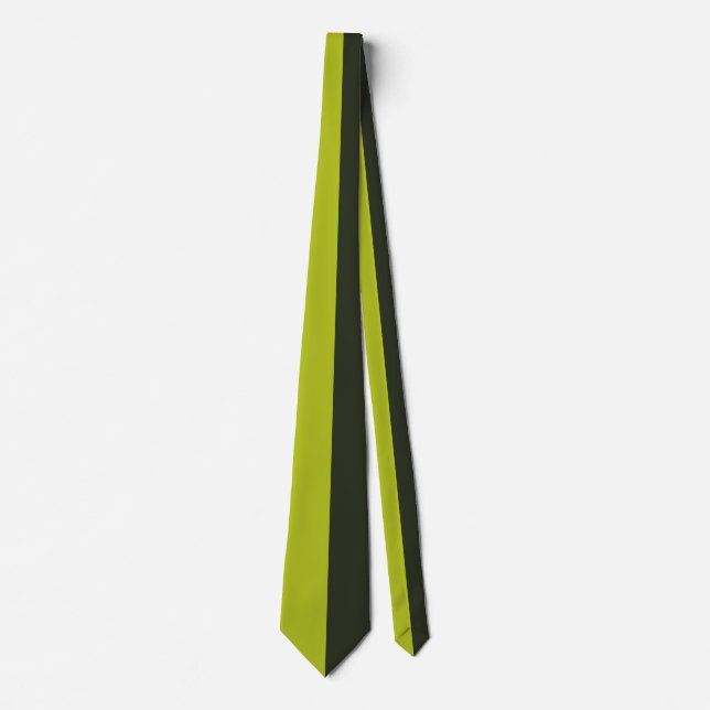 Corbata Verde ácido - Negro negro negro negro (Anverso)
