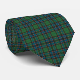 Corbata Verde Azul Naranja Cuadros Escoceses