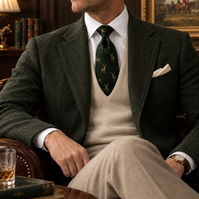 Corbata Verde Bosque Stag Heritage (Subido por el creador)