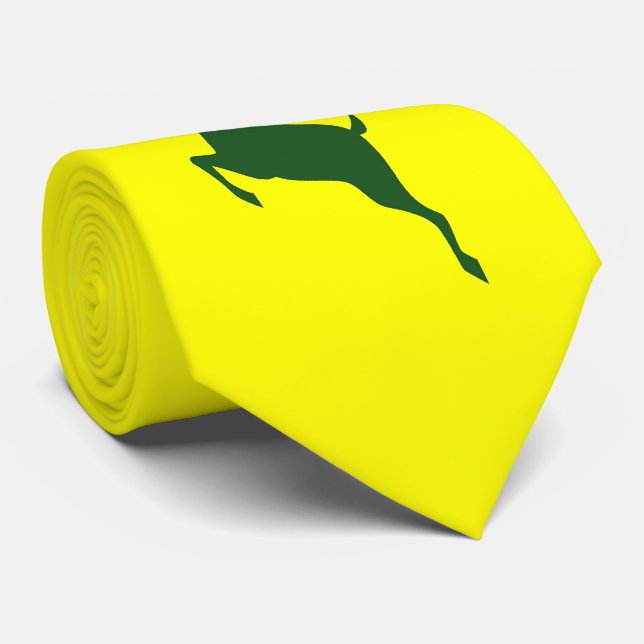 Corbata verde de los ciervos (Enrollado)