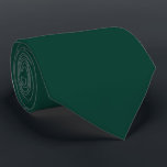 Corbata Verde de pino liso minimalista<br><div class="desc">Verde de pino liso minimalista</div>