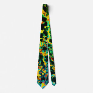 Corbata Verde Negro Amarillo Rojo
