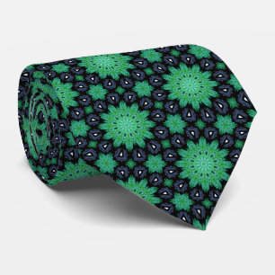 Corbata Verde Starburst