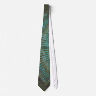 Corbata verde viva del teñido anudado