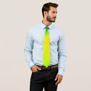 Corbata Verde y amarillo