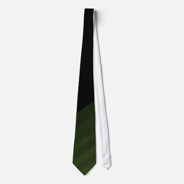Corbata verde y negro (Anverso)