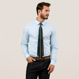 Corbata Vertical Opulence - negro carbón, verde esmeralda