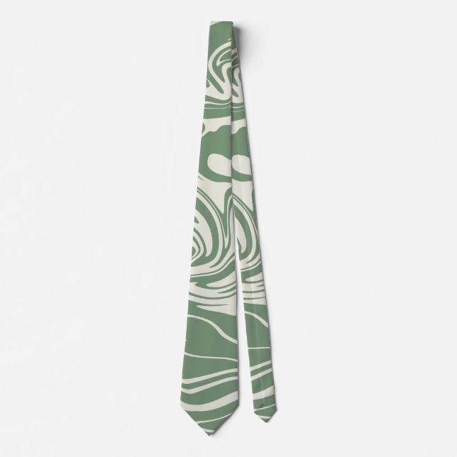 Corbata Vertido - Verde (Anverso)