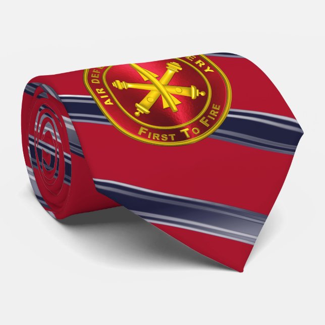 Corbata Veterano de Artillería de Defensa Aérea (Enrollado)