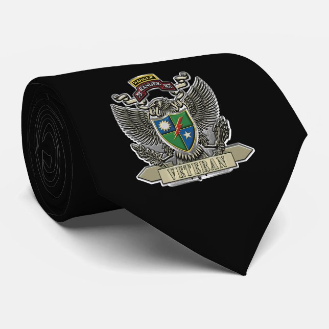 Corbata Veterano del 75º Regimiento Ranger (Enrollado)