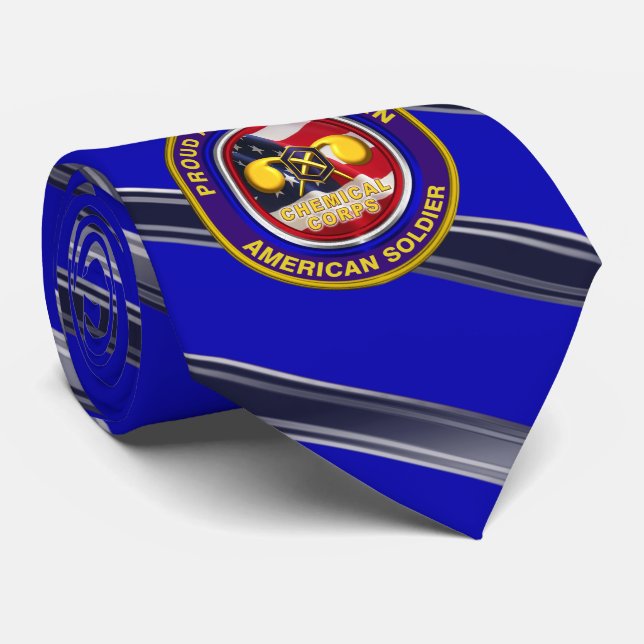 Corbata Veterano del Cuerpo Químico (Enrollado)