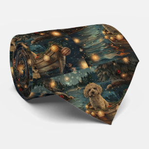 Corbata Viaje Festivo de Navidad Havanés