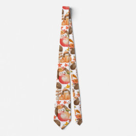 Corbata Vibes otoñales Patrón Porcupina