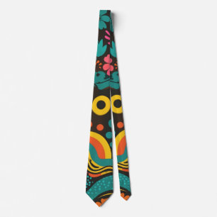 Corbata Vibraciones Retro de los 70 Groovy