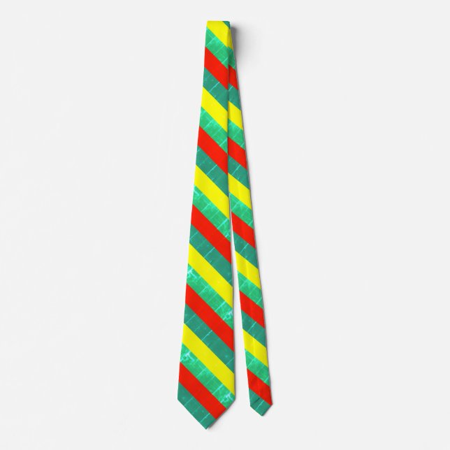 Corbata Vibrant Diagonal for Tropical Elegance (Anverso)