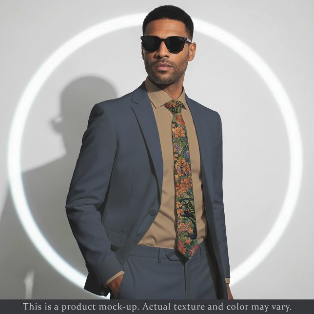 Corbata Vibrant Impressionist Garden Necktie (Subido por el creador)