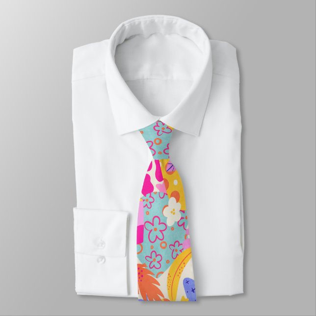 Corbata Vibrante Maxi Patchwork (Atado)